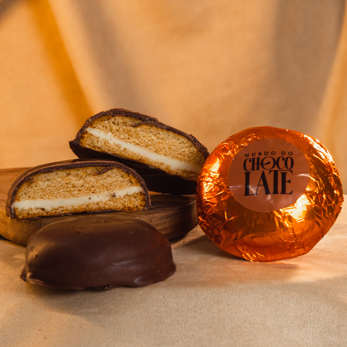 Bolacha de mel trufada