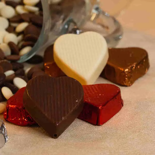 Coraçãozinho de Chocolate Maciço