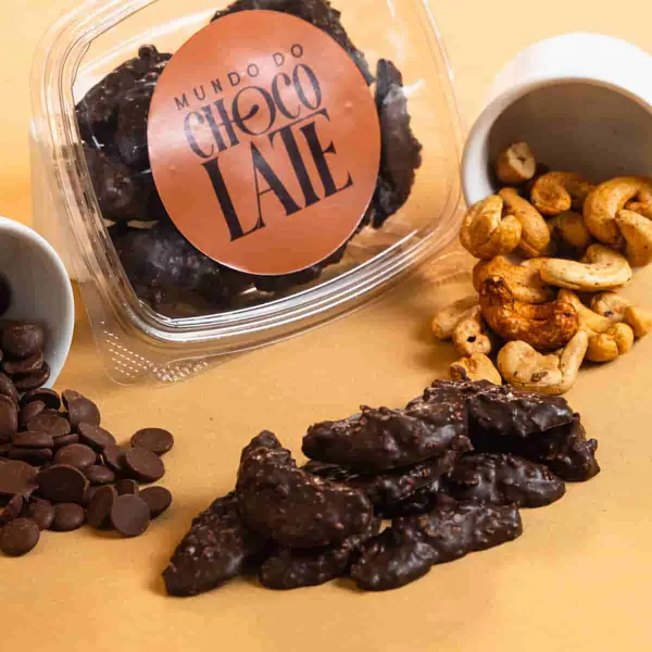 Chocolate VEGANO Crocante com Castanha de Caju